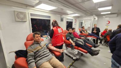 Türk Kızılay tarafından Darende’de düzenlenen kan bağışı kampanyasında 44 ünite