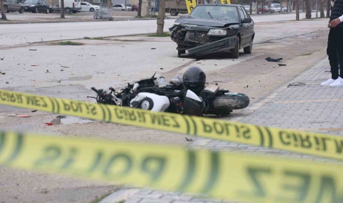 Konya’da otomobilin, motosiklete çarpması sonucu meydana gelen kazada 1 kişi