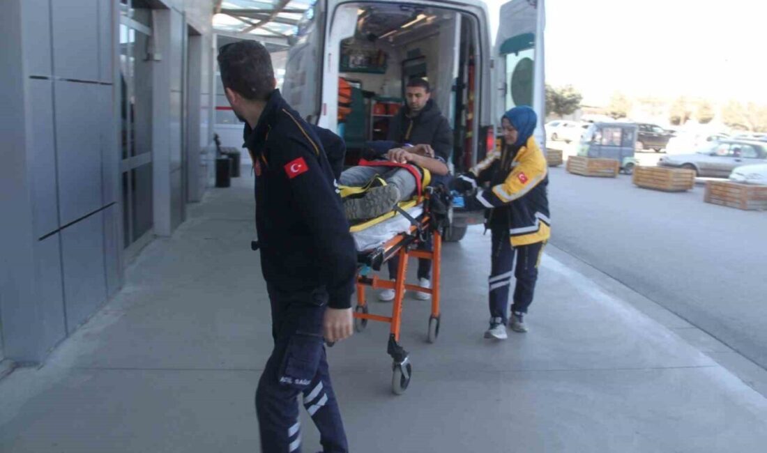 Konya’nın Beyşehir ilçesinde inşaattan düşen işçi yaralandı. Olay, Beyşehir’in Bahçelievler