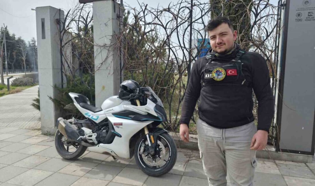 Eskişehir’de motosikletli kurye ile polis memuru arasında geçen komik ceza
