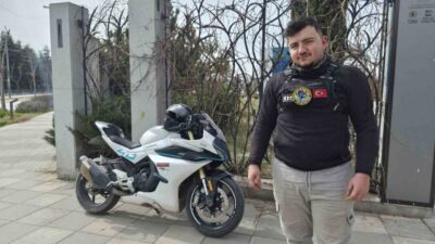 Eskişehir’de motosikletli kurye ile polis memuru arasında geçen komik ceza