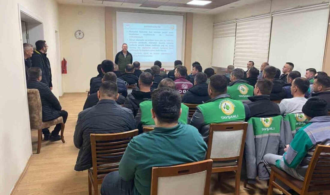 Kütahya Orman Bölge Müdürlüğü bünyesinde görev yapan araç şoförleri ve