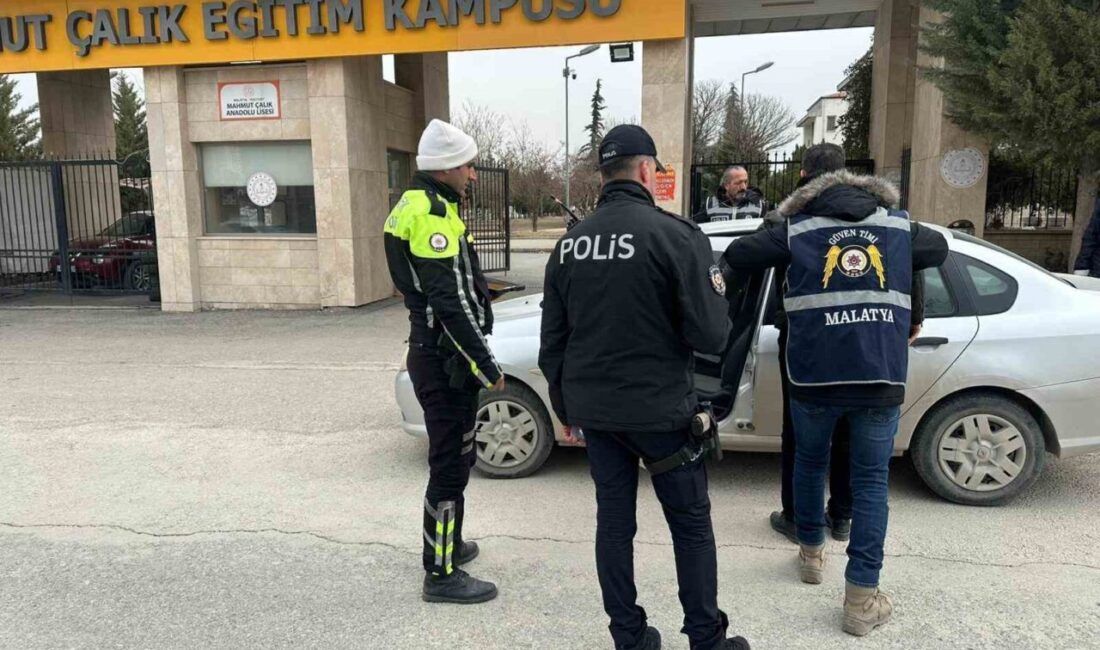 Malatya’da 13 ilçede eş zamanlı gerçekleştirilen “Huzur 44” uygulamasında 3