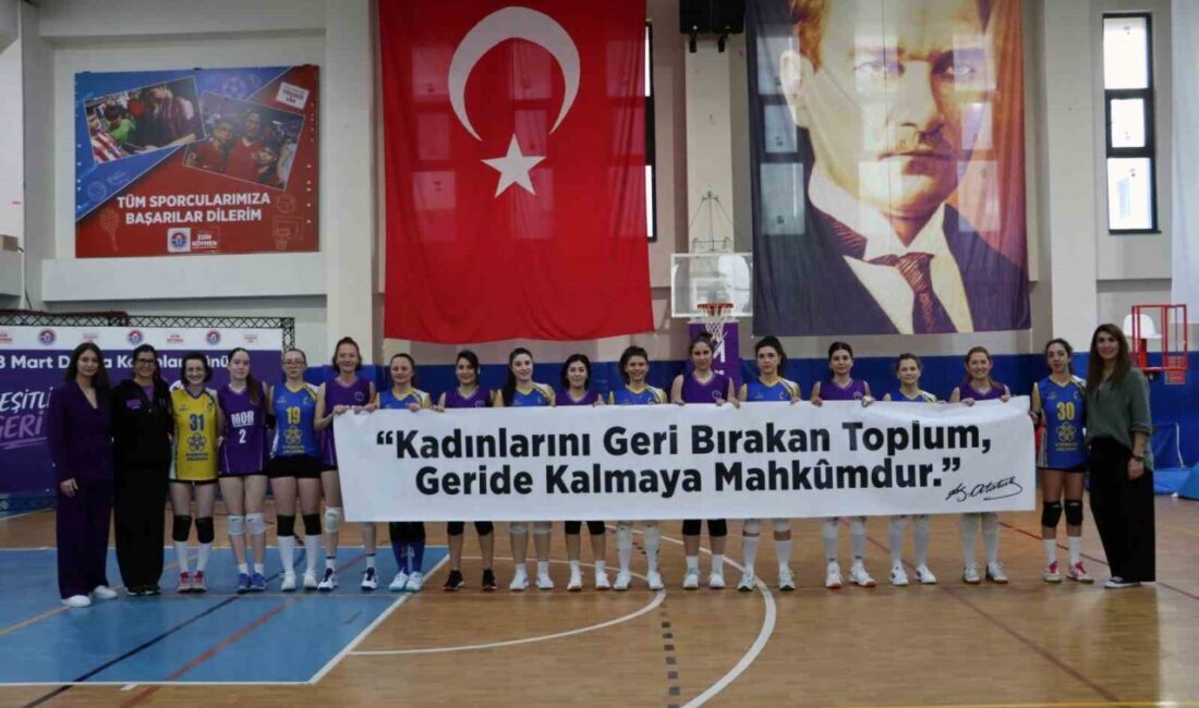 Maltepe Belediyesi, 8 Mart Dünya Kadınlar Günü etkinlikleri kapsamında voleybol
