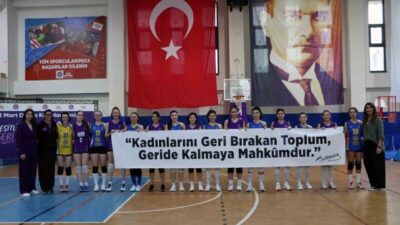 Maltepe Belediyesi, 8 Mart Dünya Kadınlar Günü etkinlikleri kapsamında voleybol