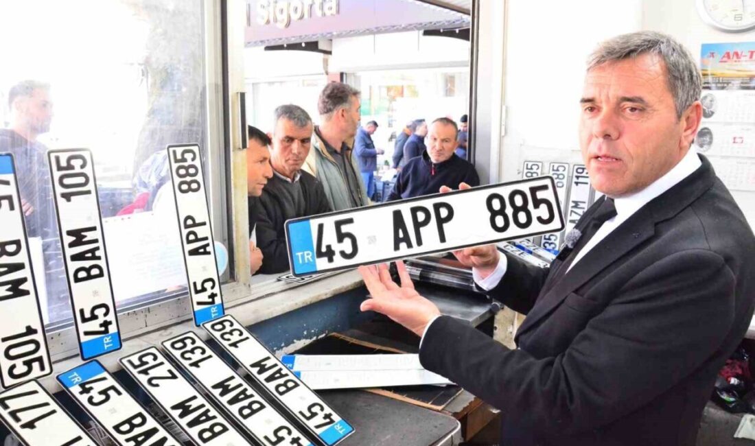 Standart dışı APP plakalar için verilen süre sonrası Manisa’da başvurular