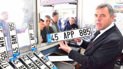 Standart dışı APP plakalar için verilen süre sonrası Manisa’da başvurular