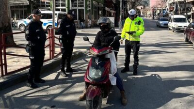 Manisa’da motosiklet ve motorlu bisikletlere yönelik özel denetimde 1.916 araç