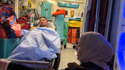 Aksaray’da iddiaya göre yüzü maskeli bir kişi tarafından bıçaklanan şahıs