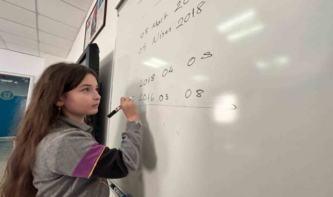 Trabzonlu 10 yaşındaki Lina Saka, küçük yaşta keşfettiği matematik yeteneğiyle