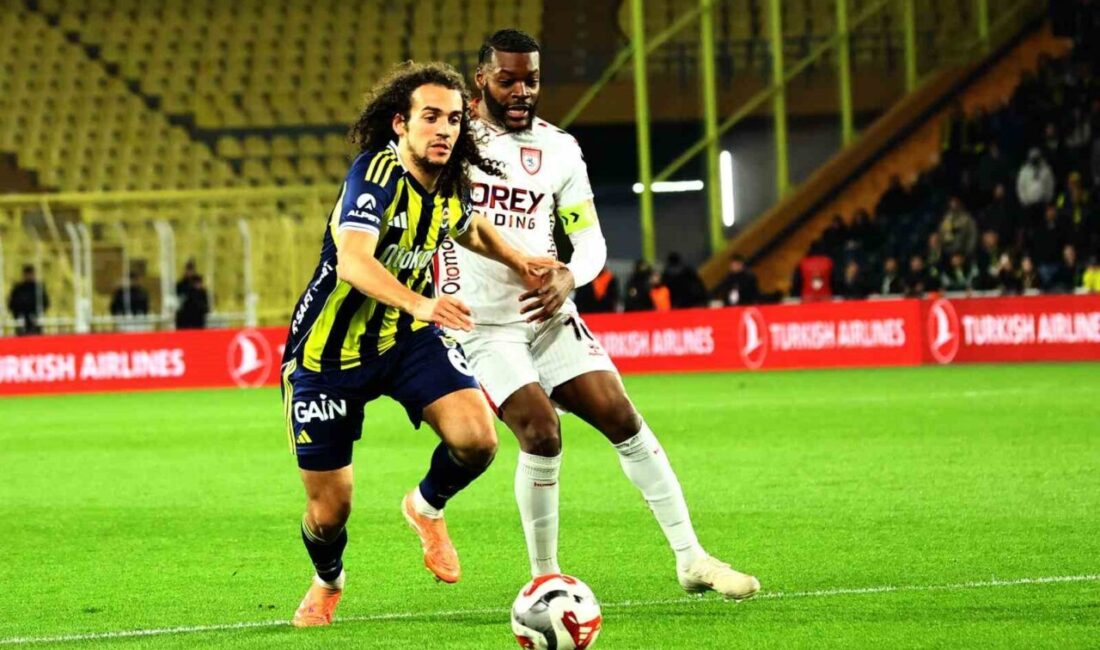 Fenerbahçe’nin Fransız oyuncusu Matteo Guendouzi, Samsunspor filelerini havalandırarak Süper Lig’de