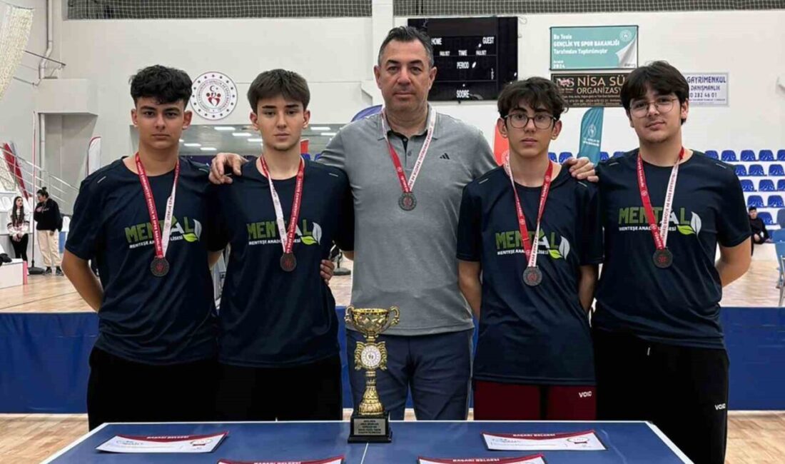 Menteşe Anadolu Lisesi, okul sporlarında önemli bir başarıya imza attı.