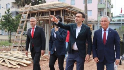 Mersin’de deprem sonrası teknik incelemeler sonucunda yıkılan okulların yerine yenilerinin