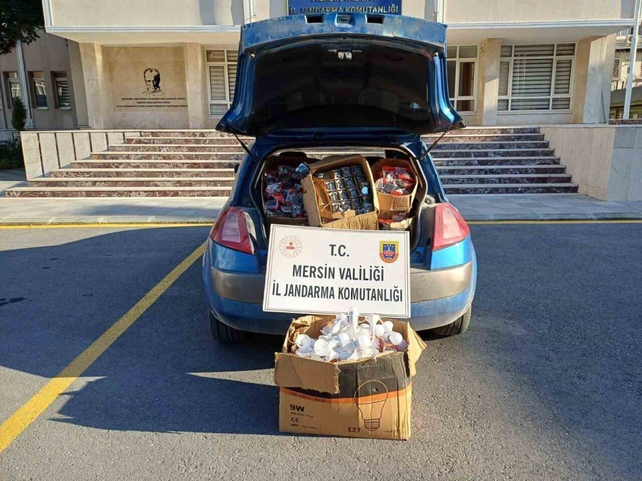 Mersin’de yapımı devam eden bir inşaattan çalınan elektrik malzemeleriyle ilgili