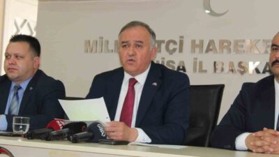 Milliyetçi Hareket Partisi Manisa Milletvekili ve Grup Başkanvekili Erkan Akçay,