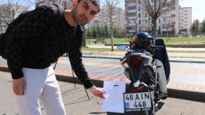 Diyarbakır’da yaşayan 21 yaşındaki motosiklet sürücüsü Hakan Çaçan’a, emniyet kemeri