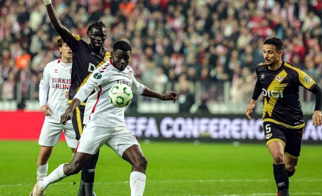 Samsunspor’un Çadlı forvet oyuncusu Marius Mouandilmadji, UEFA Konferans Ligi’nde attığı
