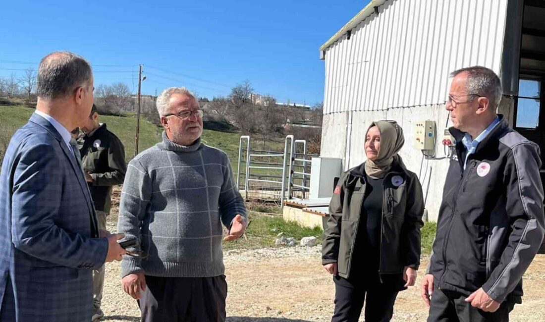 Bilecik İl Tarım ve Orman Müdürü Çetin Ayvalık, üreticilerle tarım