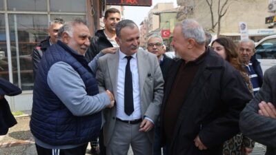 Yunusemre Belediye Başkanı Semih Balaban, Muradiye’de esnaf ziyareti yaptı, yürütülen