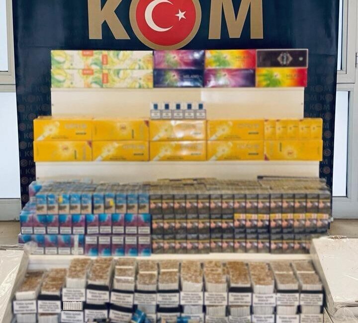 Muş’ta polis ekiplerince 4 iş yerinde yapılan aramada 2 bin