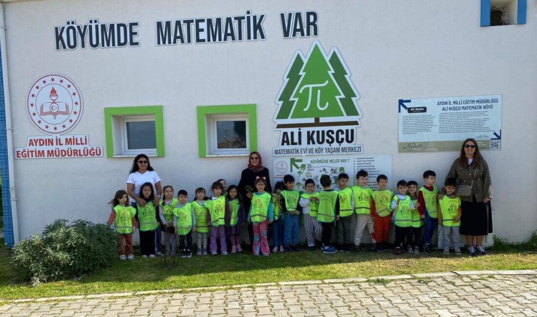 Aydın’ın Nazilli ilçesinde faaliyet gösteren Latife Hanım Anaokulu öğrencileri matematiğin