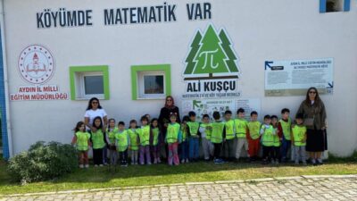 Aydın’ın Nazilli ilçesinde faaliyet gösteren Latife Hanım Anaokulu öğrencileri matematiğin