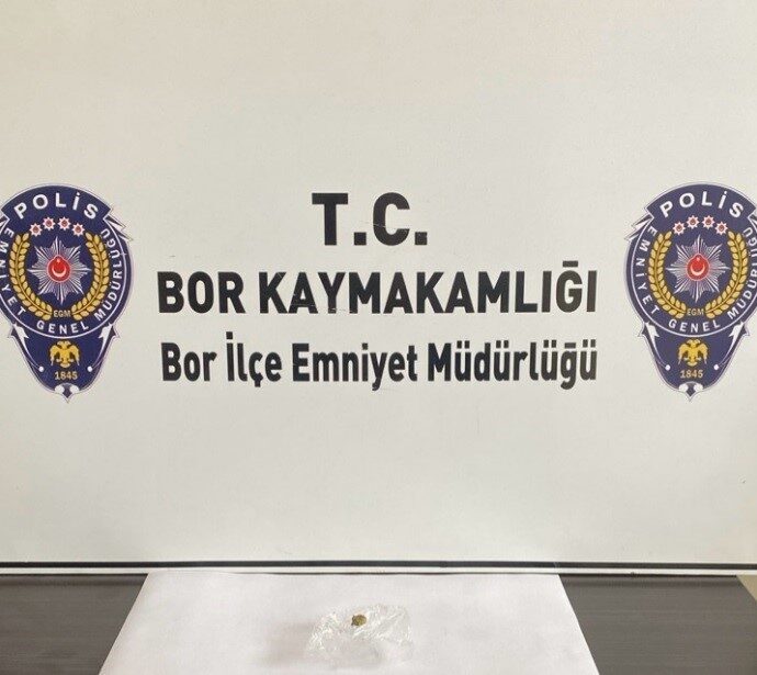 Niğde ve Bor Cumhuriyet Başsavcılığı koordinesinde, Narkotik Suçlarla Mücadele Şube