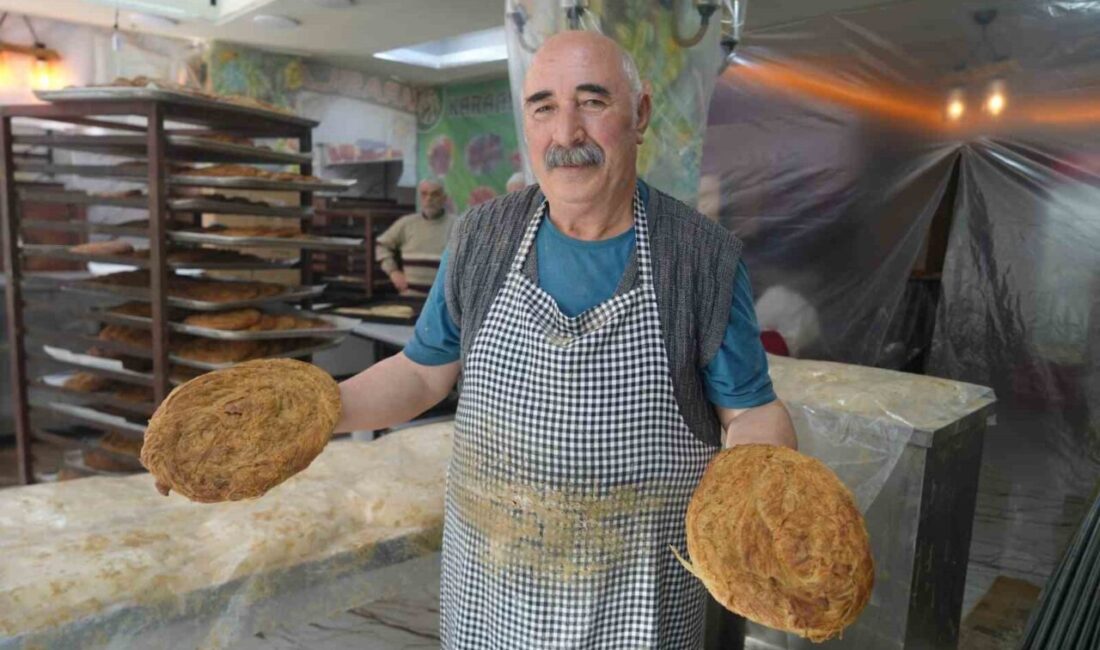 Niğde’nin coğrafi işaretli ürünlerinden biri olan tahinli pide, bu Ramazan