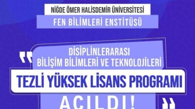 Niğde Ömer Halisdemir Üniversitesi (NÖHÜ), akademik yapılanmasını güçlendirme hedefi doğrultusunda
