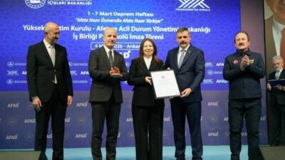 Yükseköğretim Kurulu (YÖK) ile Afet ve Acil Durum Yönetimi Başkanlığı