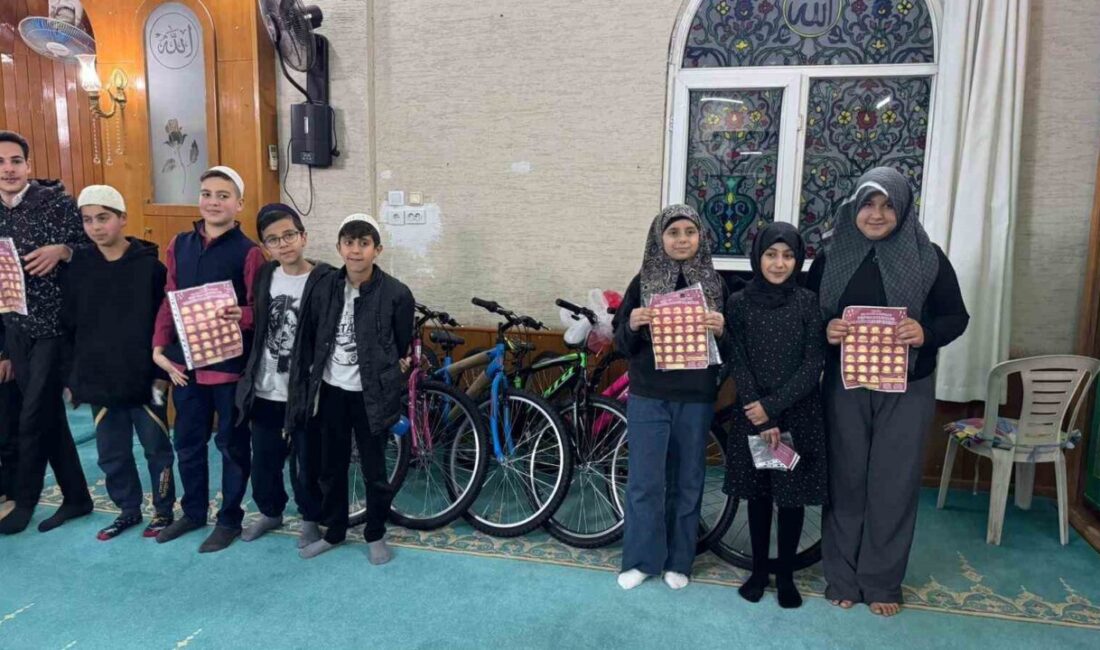 Osmaniye’de çocuklara yönelik düzenlenen “Teravih Namazı Yarışması” Ramazan ayının manevi