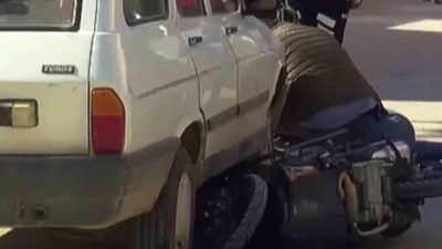 Mersin’in Mut ilçesinde otomobil ile motosikletin çarpışması sonucu meydana gelen
