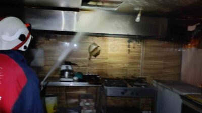 Van’ın Özalp ilçesinde bir iş yerinde çıkan yangın, kısa süreli