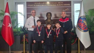 Gaziantep Kolej Vakfı Özel İlkokulu öğrencileri Gaziantep’te düzenlenen Okullar arası