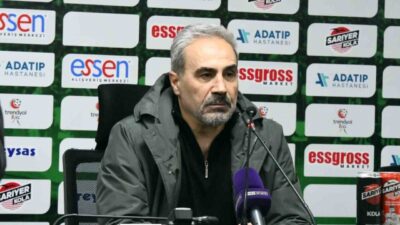 Trendyol 1. Lig 28. haftasında oynanan Sakaryaspor-Sarıyer maçının ardından teknik