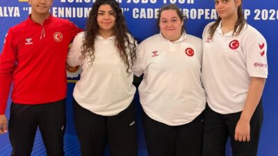Manisa’nın Salihli ilçesinin 4 başarılı judocusu, Avrupa Kupası’nda milli takım