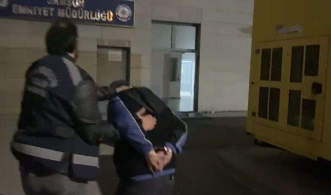 Samsun İl Emniyet Müdürlüğü ekiplerince yürütülen çalışmalar kapsamında, uyuşturucu suçundan