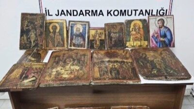 Samsun’da jandarma ekiplerince düzenlenen operasyonda 18. yüzyıla ait olduğu değerlendirilen