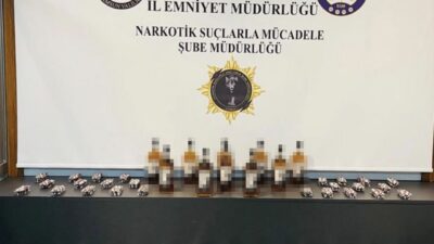 Samsun’da narkotik ekiplerince üç ilçede düzenlenen operasyonda uyuşturucu maddeler ile