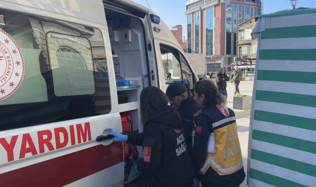 Samsun’un İlkadım ilçesinde 3 tekerlekli elektrikli motorun park halindeki SUV