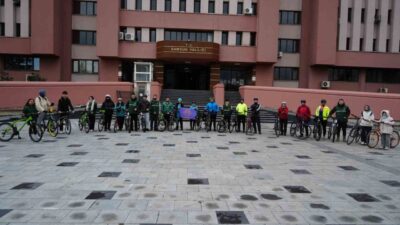 Samsun’da Yeşilay Haftası kapsamında düzenlenen bisiklet turu, sağlıklı yaşam ve