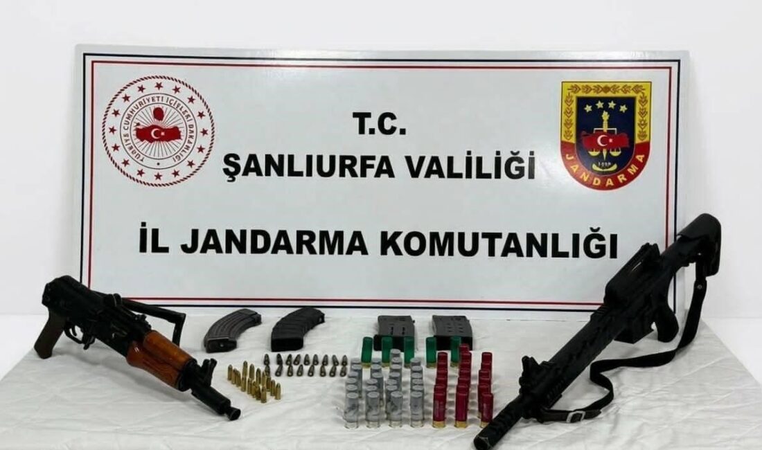 Şanlıurfa’nın Akçakale ilçesinde jandarma ekipleri tarafından gerçekleştirilen operasyonda 2 adet
