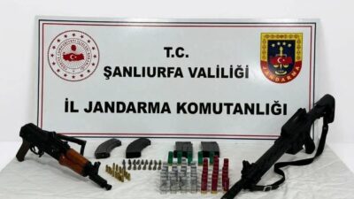 Şanlıurfa’nın Akçakale ilçesinde jandarma ekipleri tarafından gerçekleştirilen operasyonda 2 adet