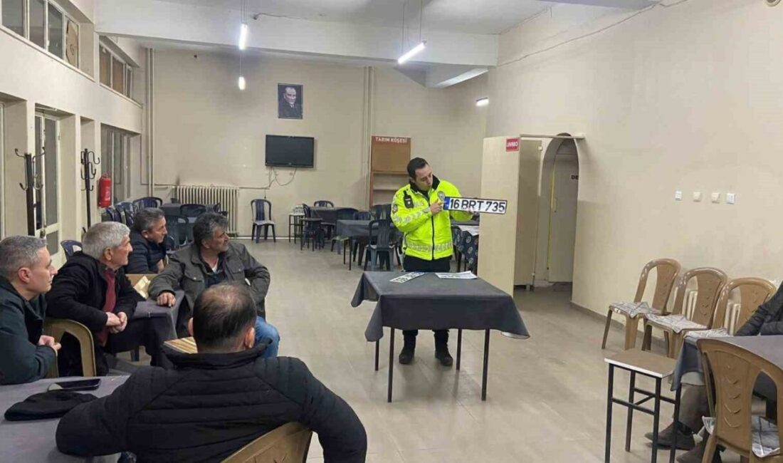 Kütahya’nın Şaphane ilçesi ve köylerinde emniyet ve jandarma personeli tarafından