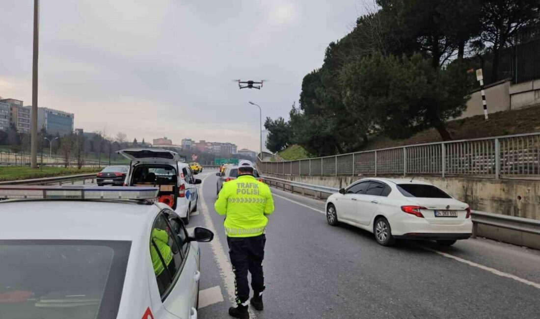 İstanbul Sarıyer’de taralı alanı ihlal ederek trafikte ‘kaynak’ yaptığı belirlenen