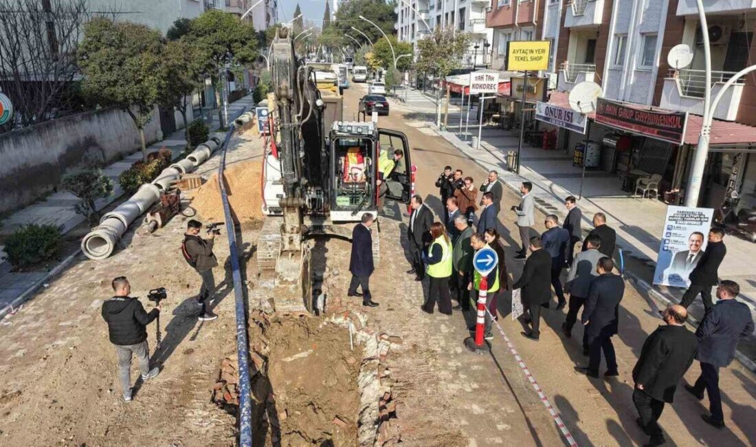 Manisa Büyükşehir Belediye Başkanı Besim Dutlulu, Saruhanlı ilçesinde başlatılan 22