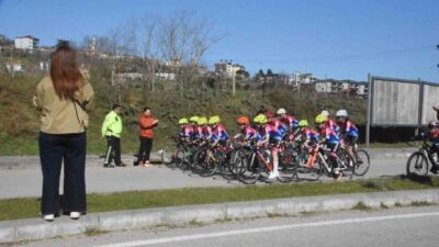 Sinoplu genç bisikletçiler, gerçekleştirdikleri antrenmanlarla Türkiye Kupası 2. Etap Puanlı