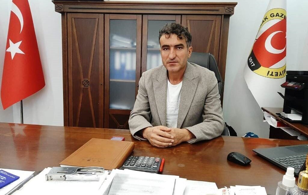 Şırnak Çalışan Gazeteciler Cemiyeti Başkanı İdris Mir, belediye ve il