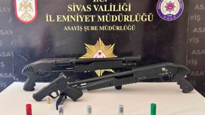 Sivas’ta pompalı tüfeklerle araçlara ateş açan 7 şüpheli yakalandı, 6’sı