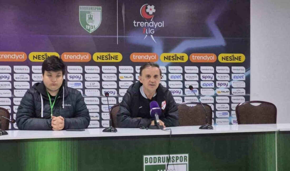 Boluspor Teknik Direktörü Suat Kaya, Bodrum FK maçında oyun disiplinini